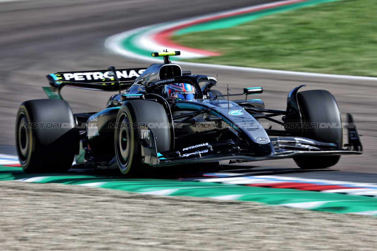 GP IMOLA, Andrea Kimi Antonelli (ITA) Mercedes AMG F1 W16.

16.05.2025. Formula 1 World Championship, Rd 7, Emilia Romagna Grand Prix, Imola, Italy, Practice Day.

- www.xpbimages.com, EMail: requests@xpbimages.com © Copyright: Bearne / XPB Images