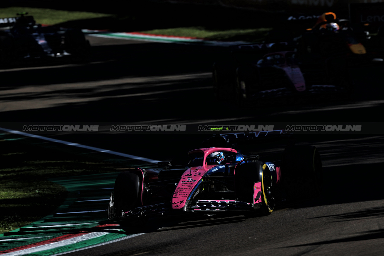 GP IMOLA, Franco Colapinto (ARG) Alpine F1 Team A525.

16.05.2025. Formula 1 World Championship, Rd 7, Emilia Romagna Grand Prix, Imola, Italy, Practice Day.

- www.xpbimages.com, EMail: requests@xpbimages.com © Copyright: Charniaux / XPB Images