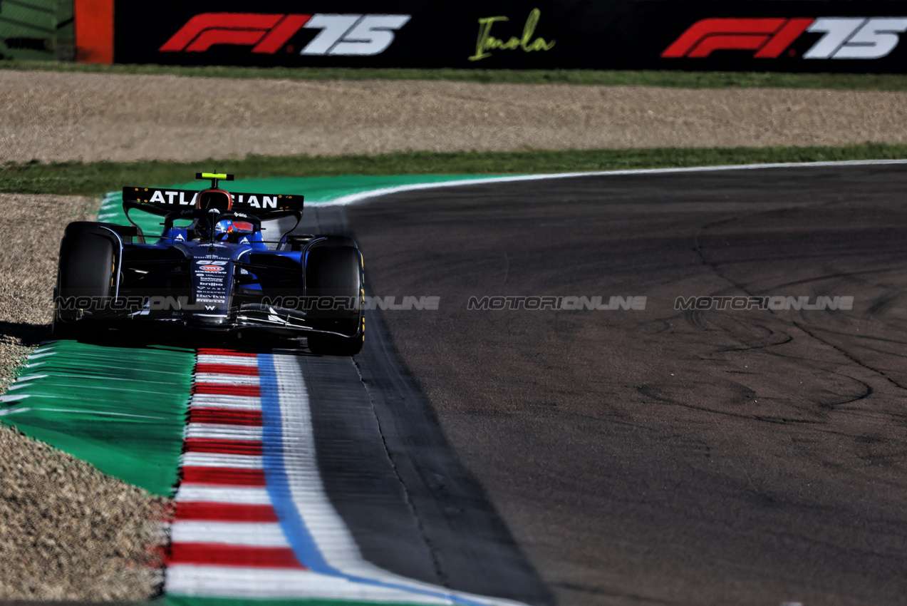 GP IMOLA, Carlos Sainz (ESP) Atlassian Williams Racing FW47.

16.05.2025. Formula 1 World Championship, Rd 7, Emilia Romagna Grand Prix, Imola, Italy, Practice Day.

- www.xpbimages.com, EMail: requests@xpbimages.com © Copyright: Bearne / XPB Images