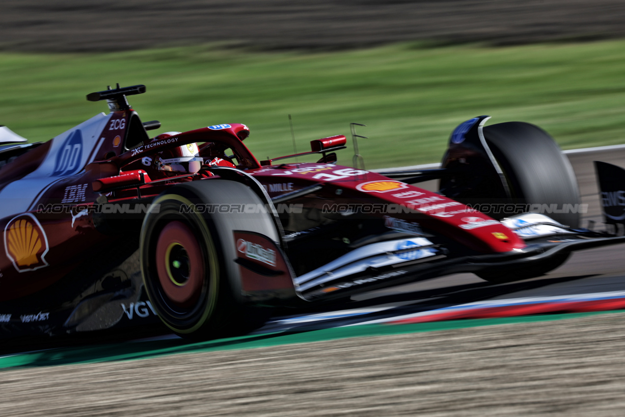 GP IMOLA, Charles Leclerc (MON) Ferrari SF-25.

16.05.2025. Formula 1 World Championship, Rd 7, Emilia Romagna Grand Prix, Imola, Italy, Practice Day.

- www.xpbimages.com, EMail: requests@xpbimages.com © Copyright: Bearne / XPB Images