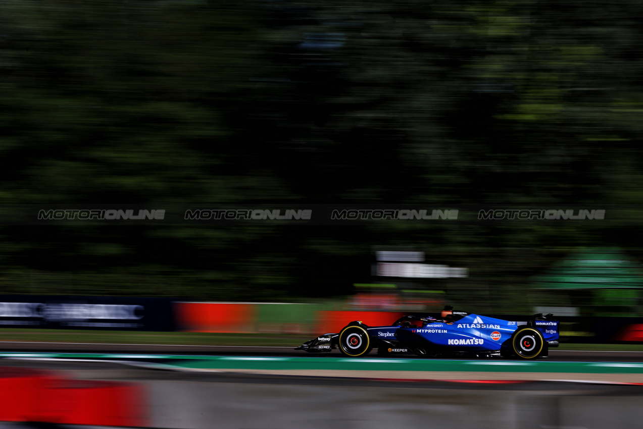 GP IMOLA, Alexander Albon (THA) Atlassian Williams Racing FW47.

16.05.2025. Formula 1 World Championship, Rd 7, Emilia Romagna Grand Prix, Imola, Italy, Practice Day.

- www.xpbimages.com, EMail: requests@xpbimages.com © Copyright: Charniaux / XPB Images