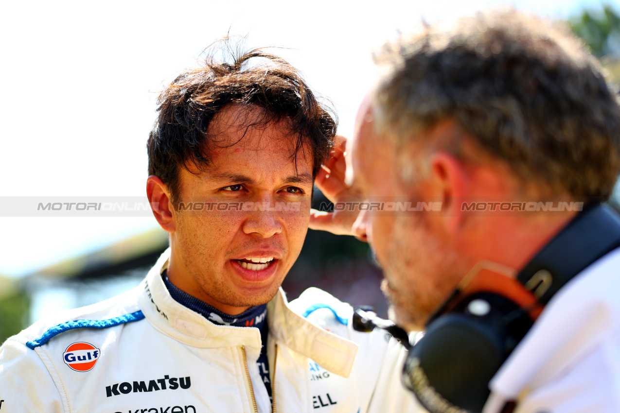 GP ITALIA, Alexander Albon (THA) Atlassian Williams Racing on the grid.

07.09.2025. Formula 1 World Championship, Rd 16, Italian Grand Prix, Monza, Italy, Gara Day.

- www.xpbimages.com, EMail: requests@xpbimages.com © Copyright: Charniaux / XPB Images