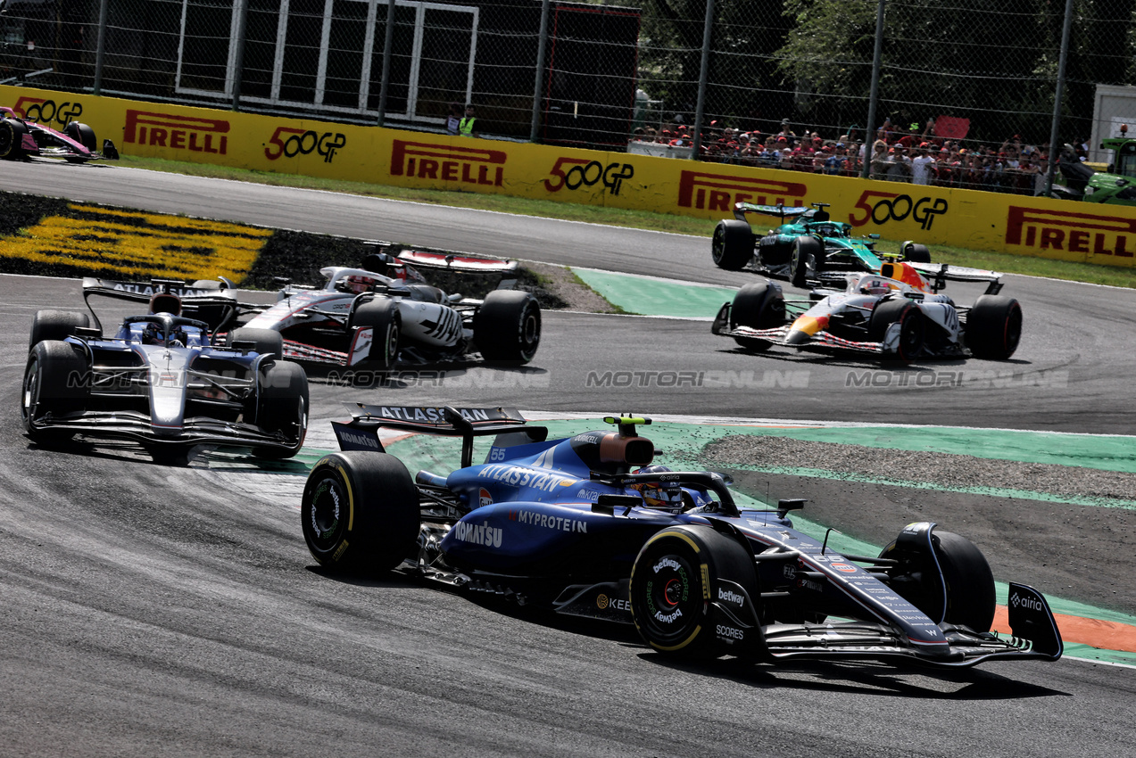 GP ITALIA, Carlos Sainz (ESP) Atlassian Williams Racing FW47.

07.09.2025. Formula 1 World Championship, Rd 16, Italian Grand Prix, Monza, Italy, Gara Day.

- www.xpbimages.com, EMail: requests@xpbimages.com © Copyright: Charniaux / XPB Images