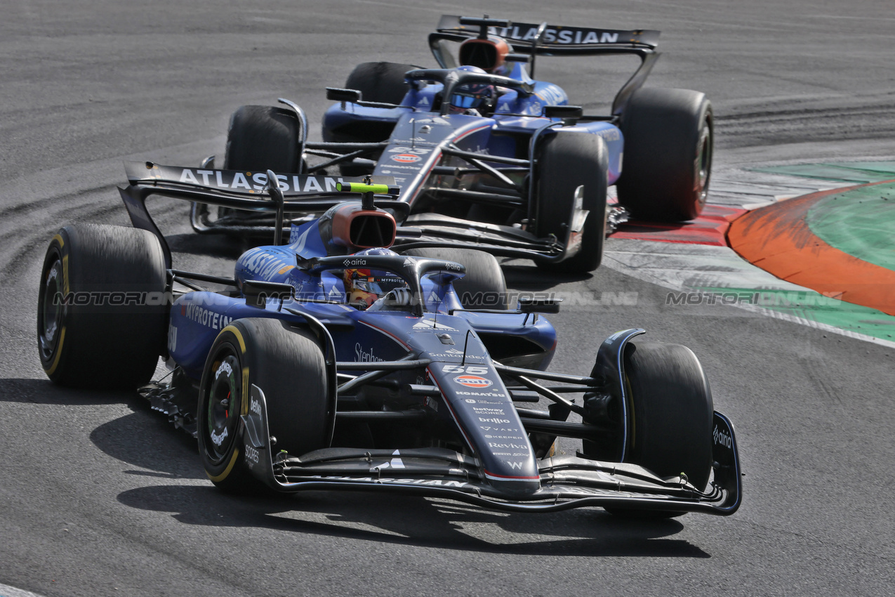 GP ITALIA, Carlos Sainz (ESP) Atlassian Williams Racing FW47.

07.09.2025. Formula 1 World Championship, Rd 16, Italian Grand Prix, Monza, Italy, Gara Day.

- www.xpbimages.com, EMail: requests@xpbimages.com © Copyright: Charniaux / XPB Images