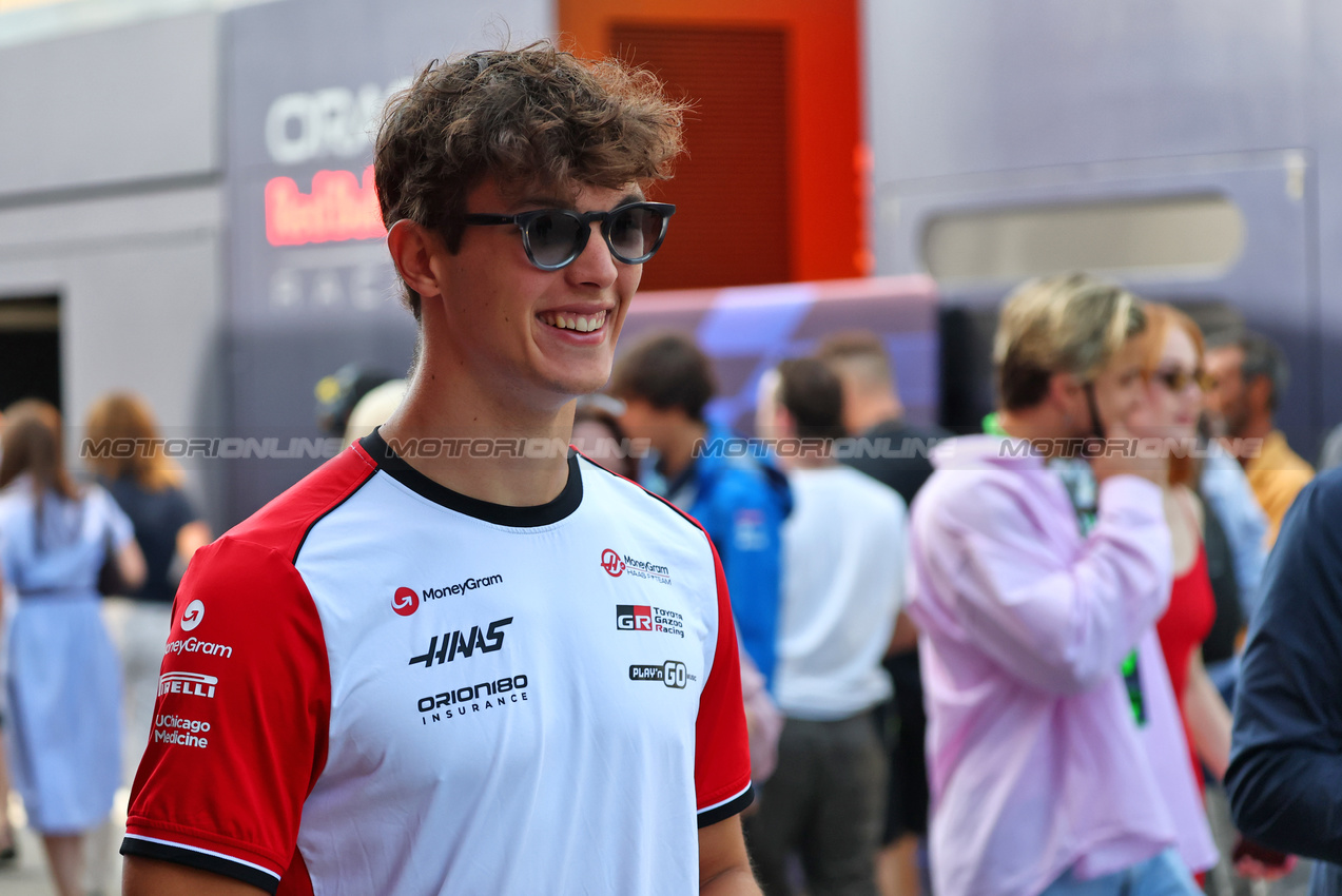GP ITALIA, Oliver Bearman (GBR) Haas F1 Team.

07.09.2025. Formula 1 World Championship, Rd 16, Italian Grand Prix, Monza, Italy, Gara Day.

- www.xpbimages.com, EMail: requests@xpbimages.com © Copyright: Batchelor / XPB Images