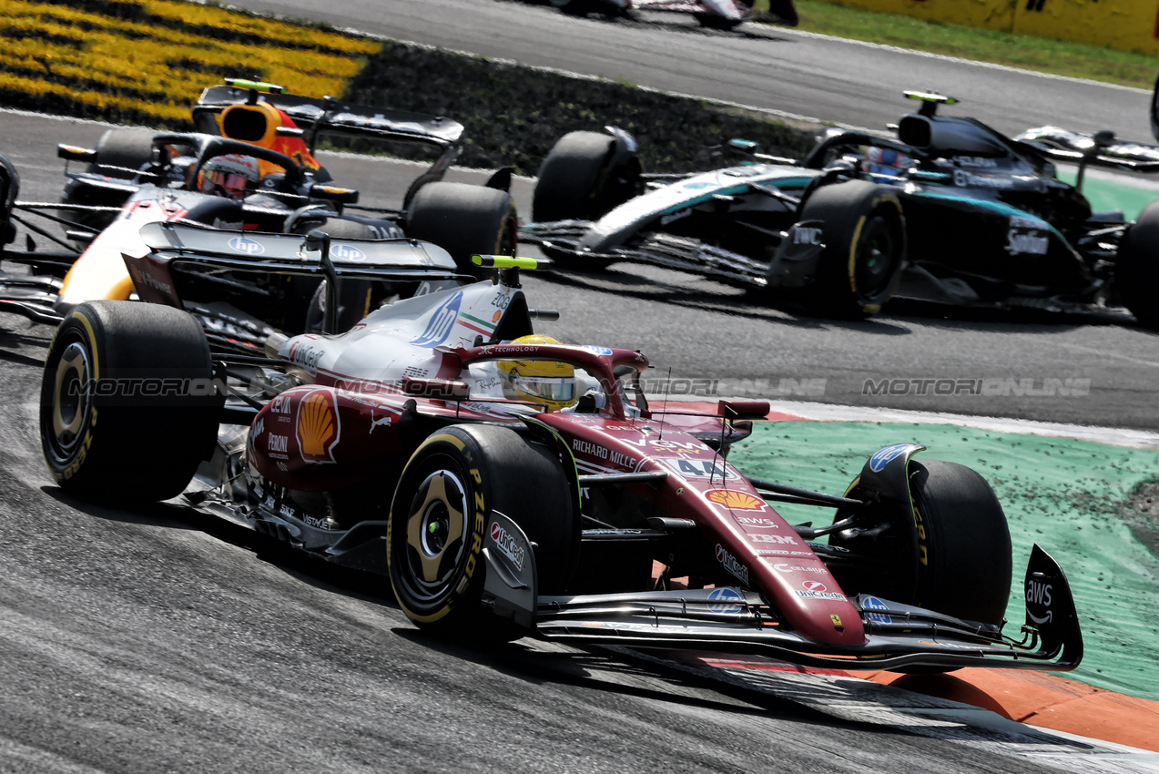 GP ITALIA, Lewis Hamilton (GBR) Ferrari SF-25.

07.09.2025. Formula 1 World Championship, Rd 16, Italian Grand Prix, Monza, Italy, Gara Day.

- www.xpbimages.com, EMail: requests@xpbimages.com © Copyright: Charniaux / XPB Images