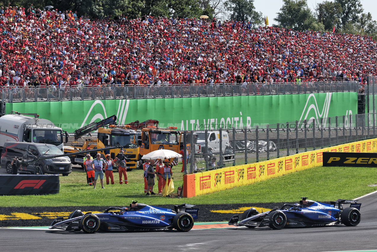 GP ITALIA, Carlos Sainz (ESP) Atlassian Williams Racing FW47.

07.09.2025. Formula 1 World Championship, Rd 16, Italian Grand Prix, Monza, Italy, Gara Day.

- www.xpbimages.com, EMail: requests@xpbimages.com © Copyright: Bearne / XPB Images