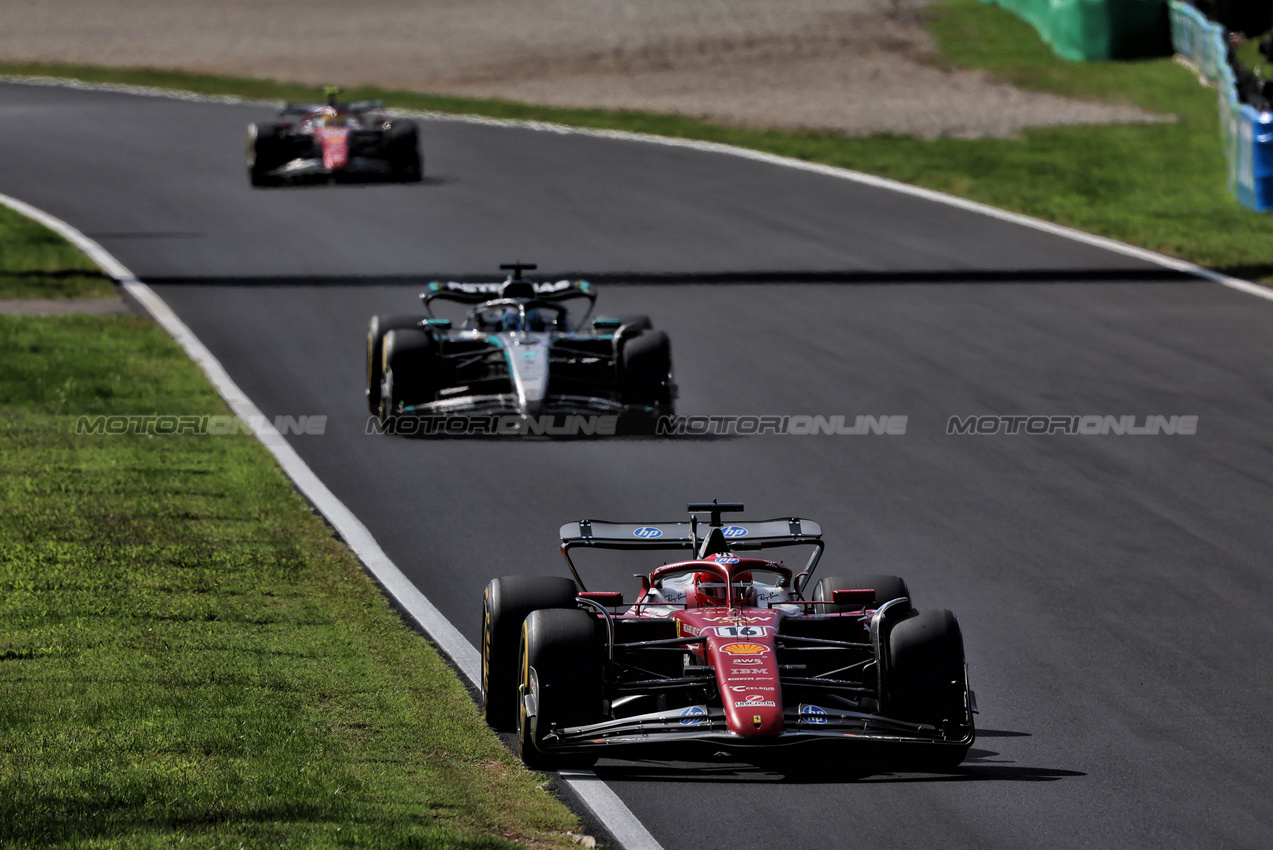 GP ITALIA, Charles Leclerc (MON) Ferrari SF-25.

07.09.2025. Formula 1 World Championship, Rd 16, Italian Grand Prix, Monza, Italy, Gara Day.

 - www.xpbimages.com, EMail: requests@xpbimages.com © Copyright: Rew / XPB Images