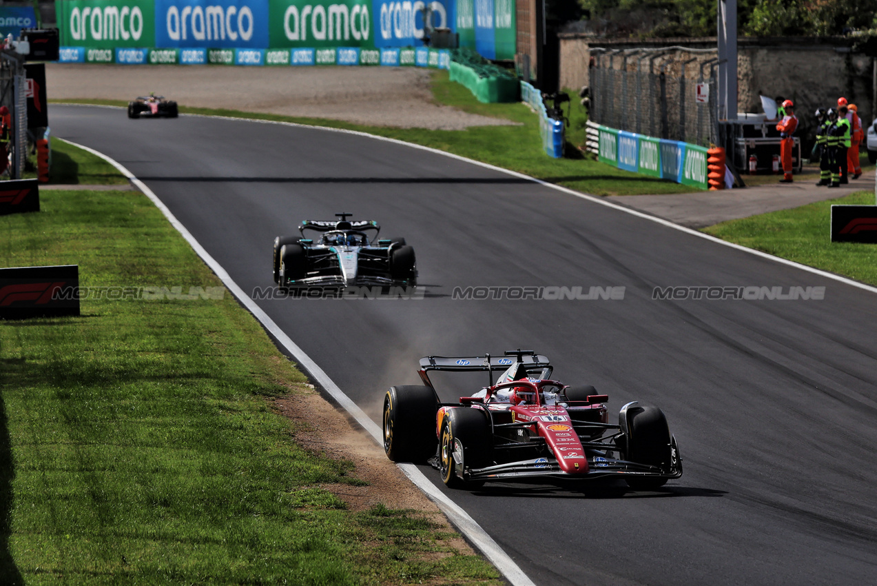GP ITALIA, Charles Leclerc (MON) Ferrari SF-25.

07.09.2025. Formula 1 World Championship, Rd 16, Italian Grand Prix, Monza, Italy, Gara Day.

 - www.xpbimages.com, EMail: requests@xpbimages.com © Copyright: Rew / XPB Images