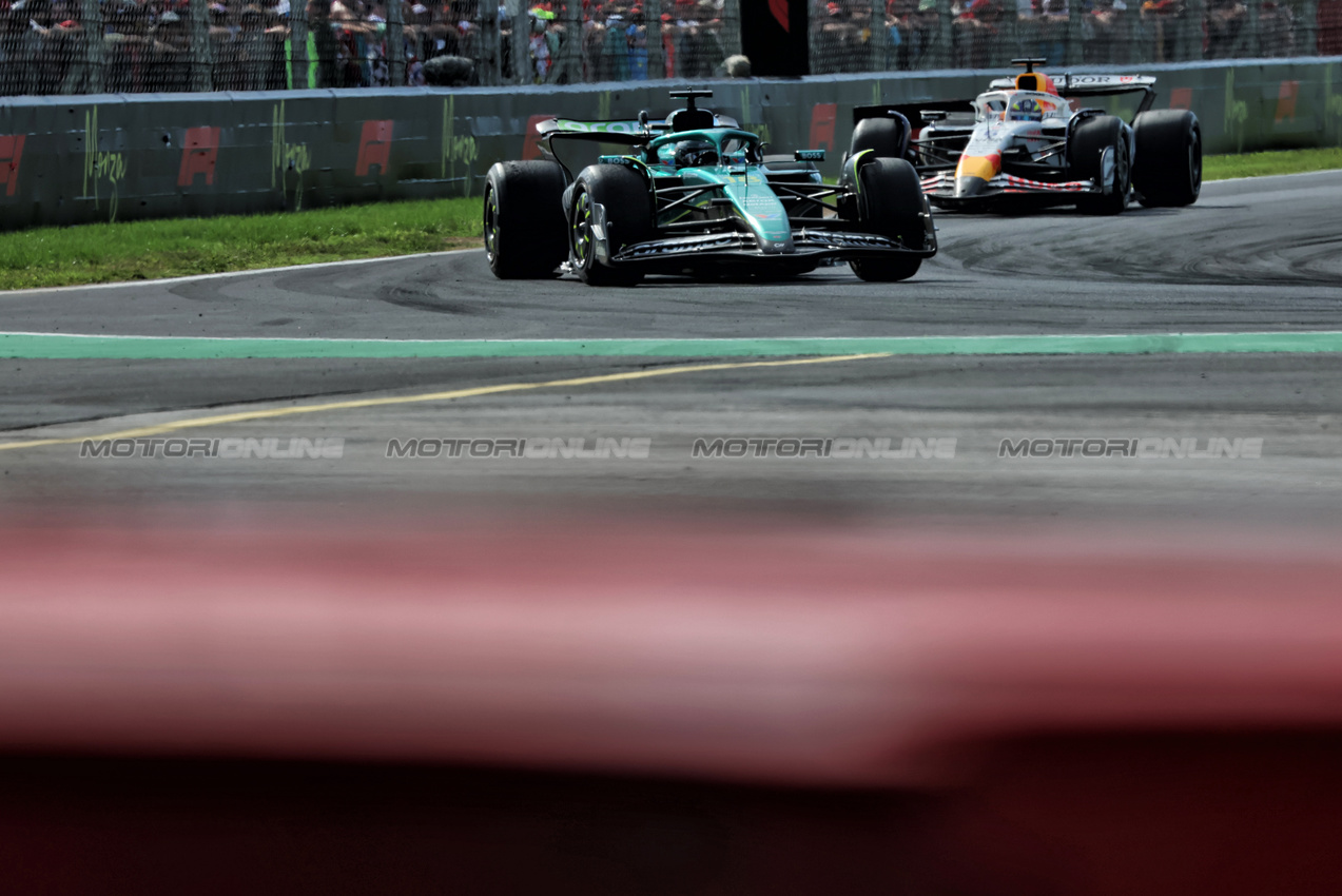 GP ITALIA, Lance Stroll (CDN) Aston Martin F1 Team AMR25.

07.09.2025. Formula 1 World Championship, Rd 16, Italian Grand Prix, Monza, Italy, Gara Day.

 - www.xpbimages.com, EMail: requests@xpbimages.com © Copyright: Rew / XPB Images