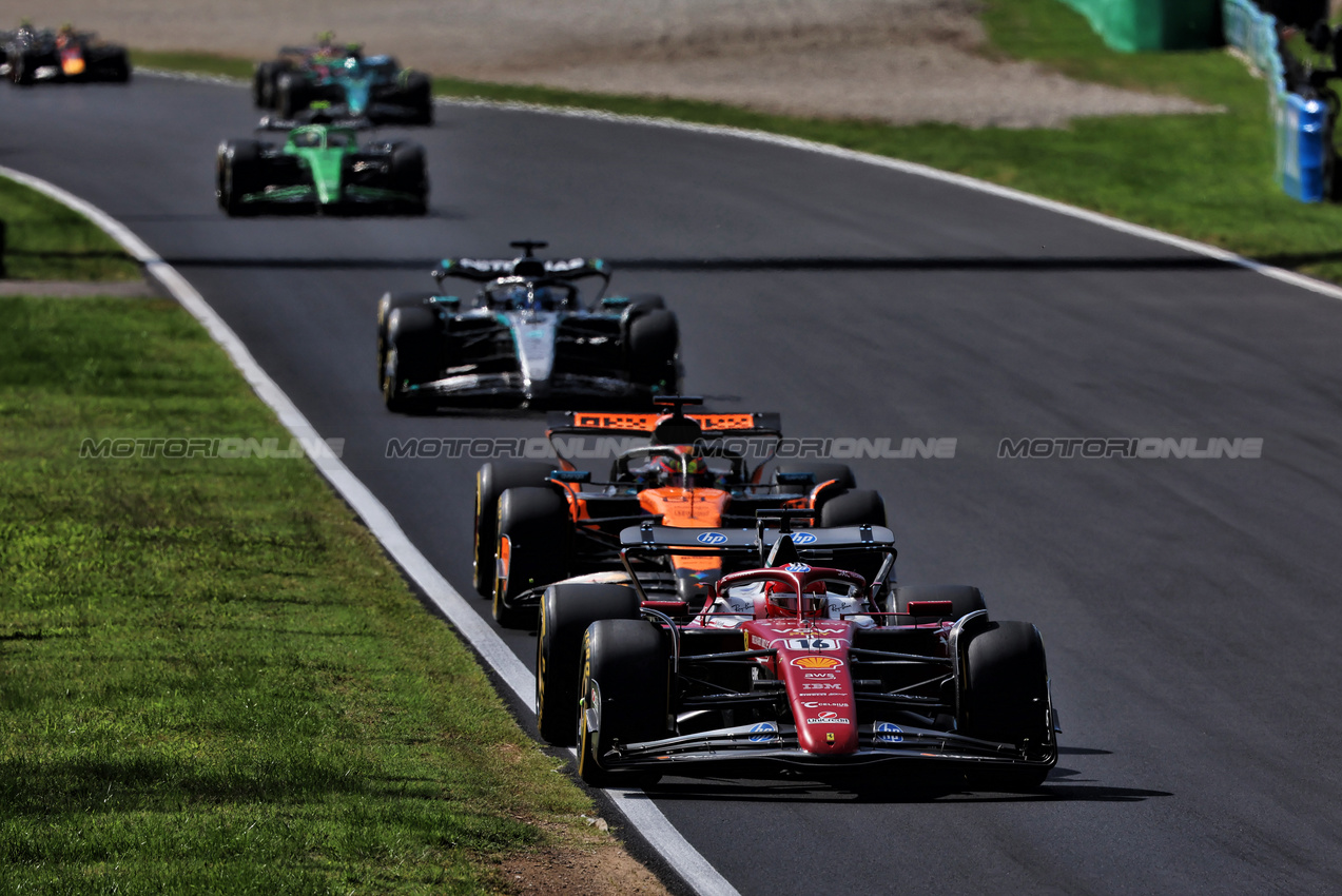 GP ITALIA, Charles Leclerc (MON) Ferrari SF-25.

07.09.2025. Formula 1 World Championship, Rd 16, Italian Grand Prix, Monza, Italy, Gara Day.

 - www.xpbimages.com, EMail: requests@xpbimages.com © Copyright: Rew / XPB Images