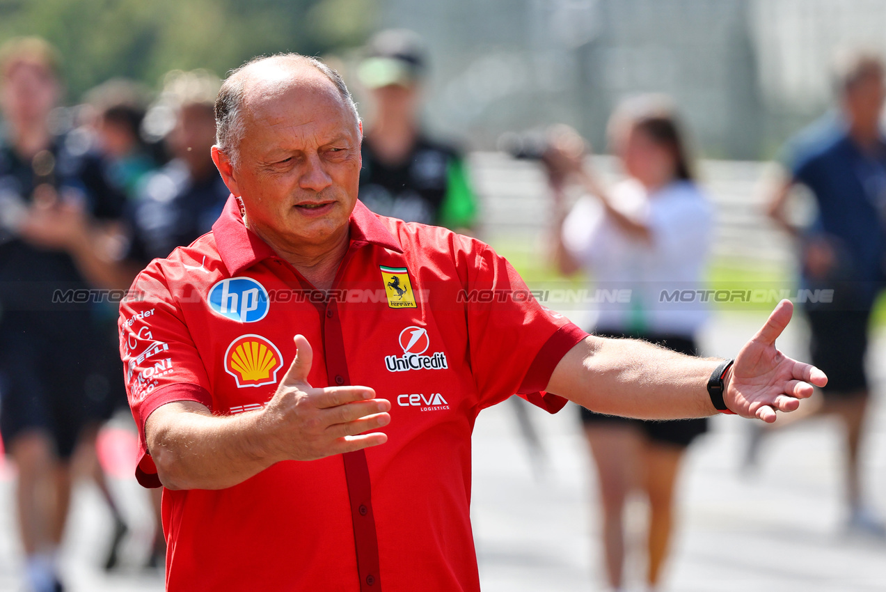 GP ITALIA, Frederic Vasseur (FRA) Ferrari Team Principal.

07.09.2025. Formula 1 World Championship, Rd 16, Italian Grand Prix, Monza, Italy, Gara Day.

- www.xpbimages.com, EMail: requests@xpbimages.com © Copyright: Batchelor / XPB Images