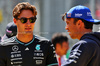 GP ITALIA, (L to R): George Russell (GBR) Mercedes AMG F1 with Alexander Albon (THA) Atlassian Williams Racing.

07.09.2025. Formula 1 World Championship, Rd 16, Italian Grand Prix, Monza, Italy, Gara Day.

- www.xpbimages.com, EMail: requests@xpbimages.com © Copyright: Batchelor / XPB Images
