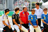 GP ITALIA, (L to R): Andrea Kimi Antonelli (ITA) Mercedes AMG F1; George Russell (GBR) Mercedes AMG F1; Frederic Vasseur (FRA) Ferrari Team Principal; Lewis Hamilton (GBR) Ferrari; Toto Wolff (GER) Mercedes AMG F1 Shareholder e Executive Director; e Charles Leclerc (MON) Ferrari.

07.09.2025. Formula 1 World Championship, Rd 16, Italian Grand Prix, Monza, Italy, Gara Day.

- www.xpbimages.com, EMail: requests@xpbimages.com © Copyright: Batchelor / XPB Images