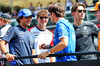 GP ITALIA, (L to R): Carlos Sainz (ESP) Atlassian Williams Racing with Oliver Bearman (GBR) Haas F1 Team e Charles Leclerc (MON) Ferrari on the drivers' parade.

07.09.2025. Formula 1 World Championship, Rd 16, Italian Grand Prix, Monza, Italy, Gara Day.

- www.xpbimages.com, EMail: requests@xpbimages.com © Copyright: Batchelor / XPB Images