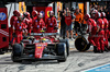 GP ITALIA, Lewis Hamilton (GBR) Ferrari SF-25 makes a pit stop.

07.09.2025. Formula 1 World Championship, Rd 16, Italian Grand Prix, Monza, Italy, Gara Day.

- www.xpbimages.com, EMail: requests@xpbimages.com © Copyright: Batchelor / XPB Images