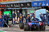 GP ITALIA, Carlos Sainz (ESP) Atlassian Williams Racing FW47 makes a pit stop.

07.09.2025. Formula 1 World Championship, Rd 16, Italian Grand Prix, Monza, Italy, Gara Day.

- www.xpbimages.com, EMail: requests@xpbimages.com © Copyright: Batchelor / XPB Images