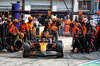 GP ITALIA, Oscar Piastri (AUS) McLaren MCL39 makes a pit stop.

07.09.2025. Formula 1 World Championship, Rd 16, Italian Grand Prix, Monza, Italy, Gara Day.

- www.xpbimages.com, EMail: requests@xpbimages.com © Copyright: Batchelor / XPB Images