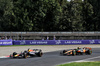 GP ITALIA, Max Verstappen (NLD) Red Bull Racing RB21 overtakes Lando Norris (GBR) McLaren MCL39 to take the lead of the race.

07.09.2025. Formula 1 World Championship, Rd 16, Italian Grand Prix, Monza, Italy, Gara Day.

- www.xpbimages.com, EMail: requests@xpbimages.com © Copyright: Bearne / XPB Images