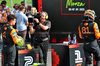 GP ITALIA, (L to R): Second placed Lando Norris (GBR) McLaren e third placed team mate Oscar Piastri (AUS) McLaren in parc ferme.

07.09.2025. Formula 1 World Championship, Rd 16, Italian Grand Prix, Monza, Italy, Gara Day.

- www.xpbimages.com, EMail: requests@xpbimages.com © Copyright: Batchelor / XPB Images