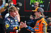 GP ITALIA, (L to R): Gara winner Max Verstappen (NLD) Red Bull Racing celebrates with third placed Oscar Piastri (AUS) McLaren in parc ferme.

07.09.2025. Formula 1 World Championship, Rd 16, Italian Grand Prix, Monza, Italy, Gara Day.

- www.xpbimages.com, EMail: requests@xpbimages.com © Copyright: Batchelor / XPB Images