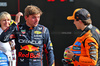 GP ITALIA, (L to R): Gara winner Max Verstappen (NLD) Red Bull Racing with third placed Oscar Piastri (AUS) McLaren in parc ferme.

07.09.2025. Formula 1 World Championship, Rd 16, Italian Grand Prix, Monza, Italy, Gara Day.

- www.xpbimages.com, EMail: requests@xpbimages.com © Copyright: Batchelor / XPB Images