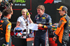 GP ITALIA, (L to R): Second placed Lando Norris (GBR) McLaren with vincitore Max Verstappen (NLD) Red Bull Racing e third placed Oscar Piastri (AUS) McLaren in parc ferme.

07.09.2025. Formula 1 World Championship, Rd 16, Italian Grand Prix, Monza, Italy, Gara Day.

- www.xpbimages.com, EMail: requests@xpbimages.com © Copyright: Batchelor / XPB Images