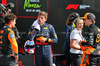 GP ITALIA, (L to R): Second placed Lando Norris (GBR) McLaren with vincitore Max Verstappen (NLD) Red Bull Racing e third placed Oscar Piastri (AUS) McLaren in parc ferme.

07.09.2025. Formula 1 World Championship, Rd 16, Italian Grand Prix, Monza, Italy, Gara Day.

- www.xpbimages.com, EMail: requests@xpbimages.com © Copyright: Batchelor / XPB Images