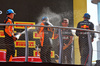GP ITALIA, (L to R): Lando Norris (GBR) McLaren celebrates his second position on the podium with third placed team mate Oscar Piastri (AUS) McLaren; Pierre Wache (FRA) Red Bull Racing Technical Director; e vincitore Max Verstappen (NLD) Red Bull Racing.

07.09.2025. Formula 1 World Championship, Rd 16, Italian Grand Prix, Monza, Italy, Gara Day.

- www.xpbimages.com, EMail: requests@xpbimages.com © Copyright: Batchelor / XPB Images