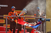 GP ITALIA, (L to R): Lando Norris (GBR) McLaren celebrates his second position on the podium with third placed Oscar Piastri (AUS) McLaren e vincitore Max Verstappen (NLD) Red Bull Racing.

07.09.2025. Formula 1 World Championship, Rd 16, Italian Grand Prix, Monza, Italy, Gara Day.

 - www.xpbimages.com, EMail: requests@xpbimages.com © Copyright: Rew / XPB Images