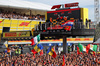 GP ITALIA, The podium (L to R): Lando Norris (GBR) McLaren, second; Max Verstappen (NLD) Red Bull Racing, vincitore; Oscar Piastri (AUS) McLaren, third.

07.09.2025. Formula 1 World Championship, Rd 16, Italian Grand Prix, Monza, Italy, Gara Day.

- www.xpbimages.com, EMail: requests@xpbimages.com © Copyright: Bearne / XPB Images