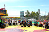 GP ITALIA, (L to R): Mohammed Bin Sulayem (UAE) FIA President; Marco Tronchetti Provera (ITA) Pirelli Chairman; e Stefano Domenicali (ITA) Formula One President e CEO, celebrate 500 GP for Pirelli with all the drivers e team principals.

07.09.2025. Formula 1 World Championship, Rd 16, Italian Grand Prix, Monza, Italy, Gara Day.

- www.xpbimages.com, EMail: requests@xpbimages.com © Copyright: Charniaux / XPB Images