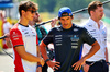 GP ITALIA, (L to R): Oliver Bearman (GBR) Haas F1 Team with Carlos Sainz (ESP) Atlassian Williams Racing.

07.09.2025. Formula 1 World Championship, Rd 16, Italian Grand Prix, Monza, Italy, Gara Day.

- www.xpbimages.com, EMail: requests@xpbimages.com © Copyright: Batchelor / XPB Images