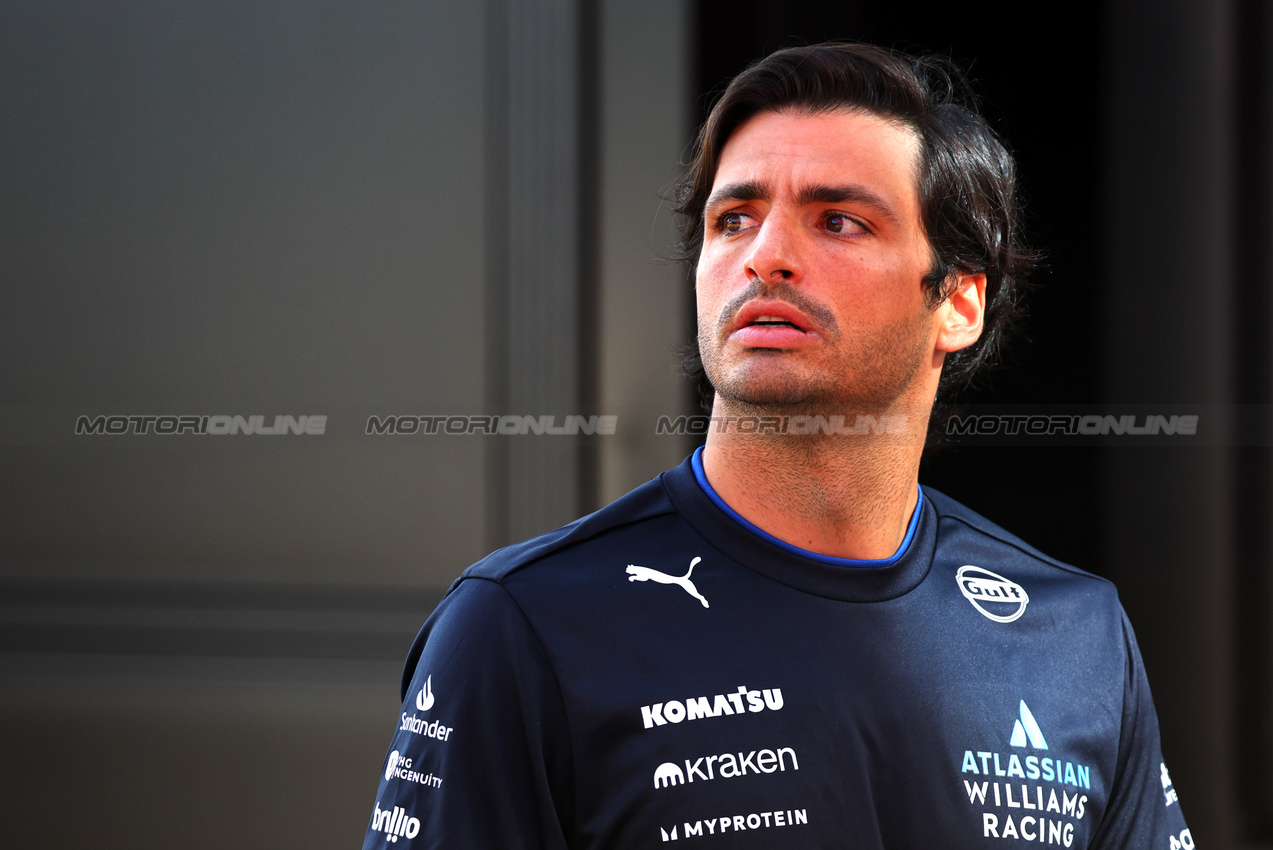 GP ITALIA, Carlos Sainz (ESP) Atlassian Williams Racing.

04.09.2025. Formula 1 World Championship, Rd 16, Italian Grand Prix, Monza, Italy, Preparation Day.

- www.xpbimages.com, EMail: requests@xpbimages.com © Copyright: Batchelor / XPB Images