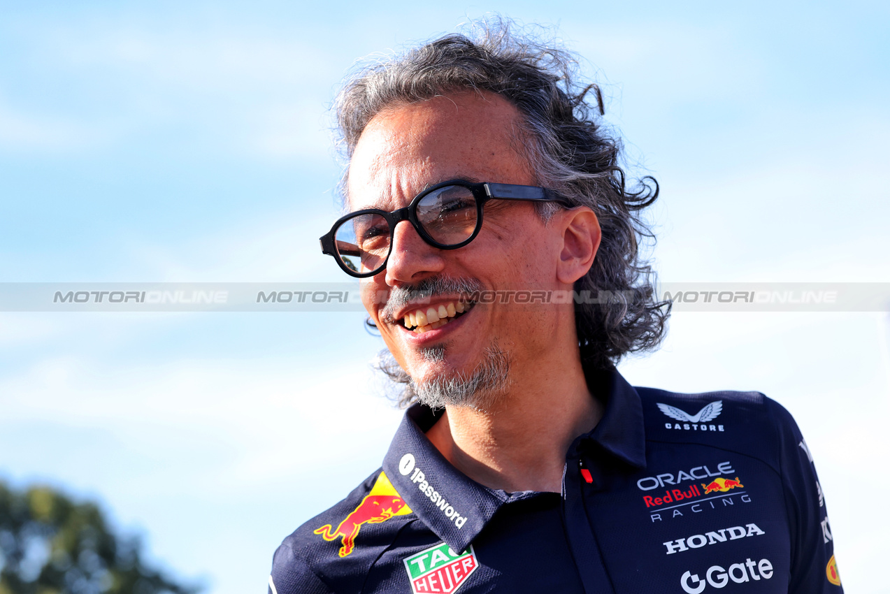 GP ITALIA, Laurent Mekies (FRA) Red Bull Racing Team Principal e CEO.

04.09.2025. Formula 1 World Championship, Rd 16, Italian Grand Prix, Monza, Italy, Preparation Day.

- www.xpbimages.com, EMail: requests@xpbimages.com © Copyright: Bearne / XPB Images