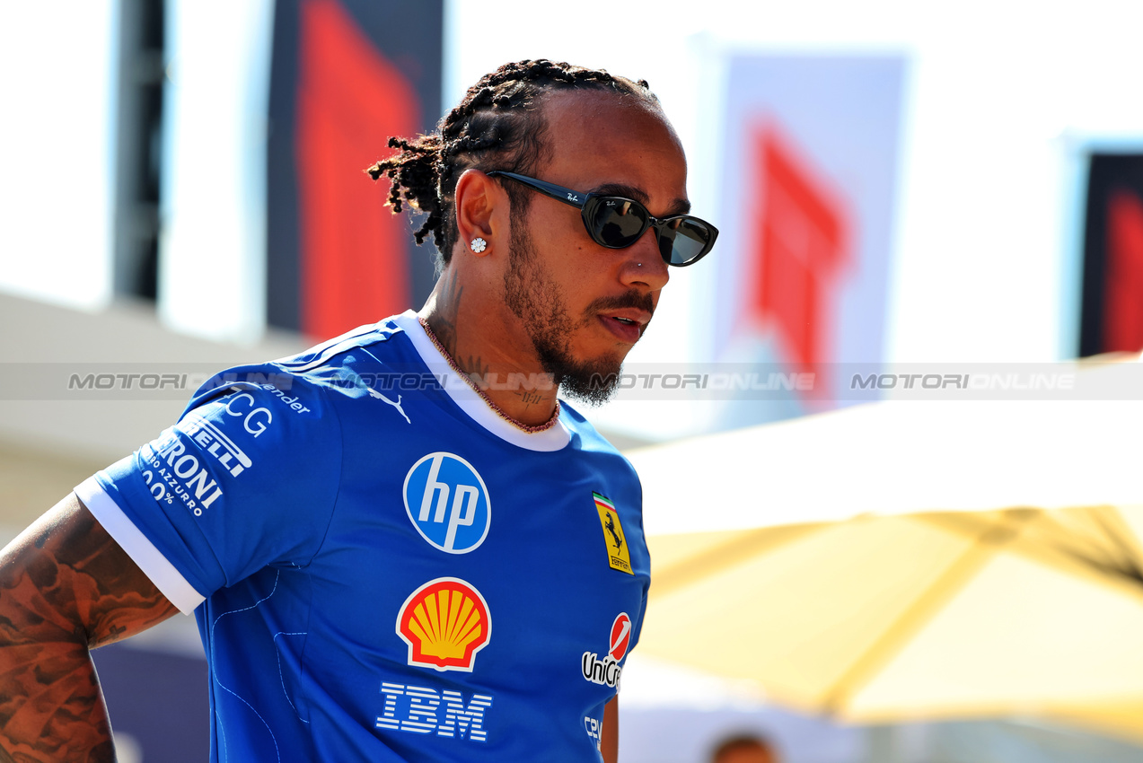 GP ITALIA, Lewis Hamilton (GBR) Ferrari.

04.09.2025. Formula 1 World Championship, Rd 16, Italian Grand Prix, Monza, Italy, Preparation Day.

 - www.xpbimages.com, EMail: requests@xpbimages.com © Copyright: Rew / XPB Images