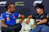 GP ITALIA, (L to R):Lewis Hamilton (GBR) Ferrari e Yuki Tsunoda (JPN) Red Bull Racing in the FIA Press Conference.

04.09.2025. Formula 1 World Championship, Rd 16, Italian Grand Prix, Monza, Italy, Preparation Day.

- www.xpbimages.com, EMail: requests@xpbimages.com © Copyright: Bearne / XPB Images