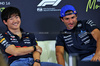 GP ITALIA, (L to R): Yuki Tsunoda (JPN) Red Bull Racing e Carlos Sainz (ESP) Atlassian Williams Racing in the FIA Press Conference.

04.09.2025. Formula 1 World Championship, Rd 16, Italian Grand Prix, Monza, Italy, Preparation Day.

- www.xpbimages.com, EMail: requests@xpbimages.com © Copyright: Bearne / XPB Images