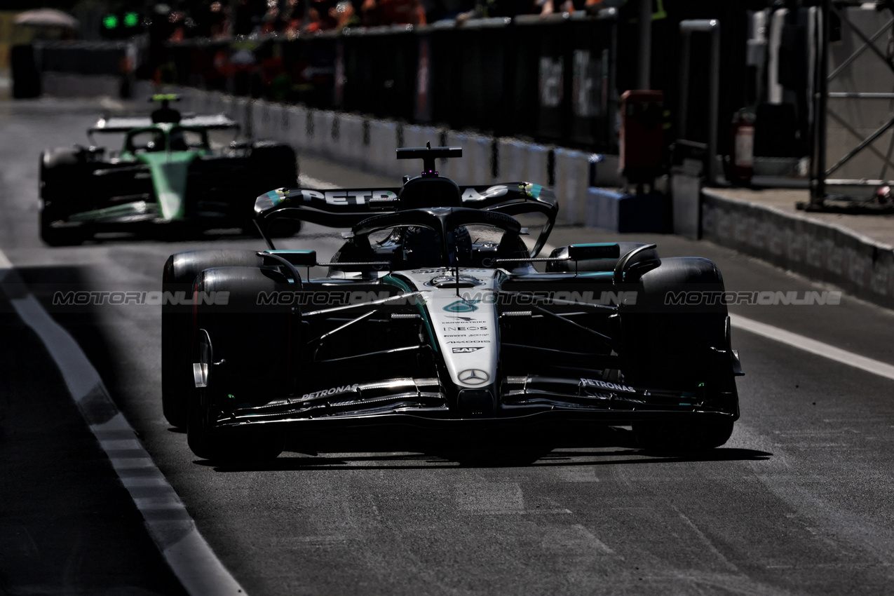 GP ITALIA, George Russell (GBR) Mercedes AMG F1 W16.

06.09.2025. Formula 1 World Championship, Rd 16, Italian Grand Prix, Monza, Italy, Qualifiche Day.

- www.xpbimages.com, EMail: requests@xpbimages.com © Copyright: Bearne / XPB Images
