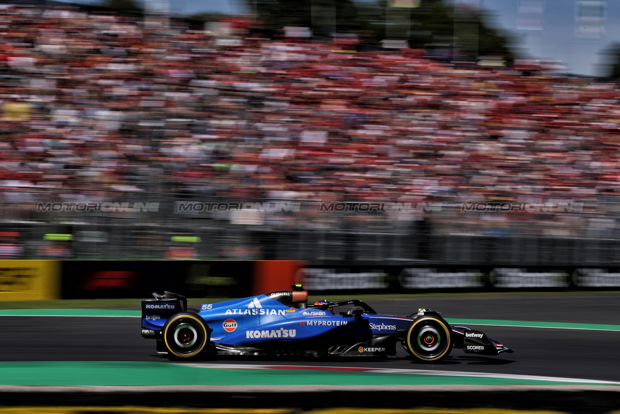 GP ITALIA, Carlos Sainz (ESP) Atlassian Williams Racing FW47.

06.09.2025. Formula 1 World Championship, Rd 16, Italian Grand Prix, Monza, Italy, Qualifiche Day.

- www.xpbimages.com, EMail: requests@xpbimages.com © Copyright: Charniaux / XPB Images