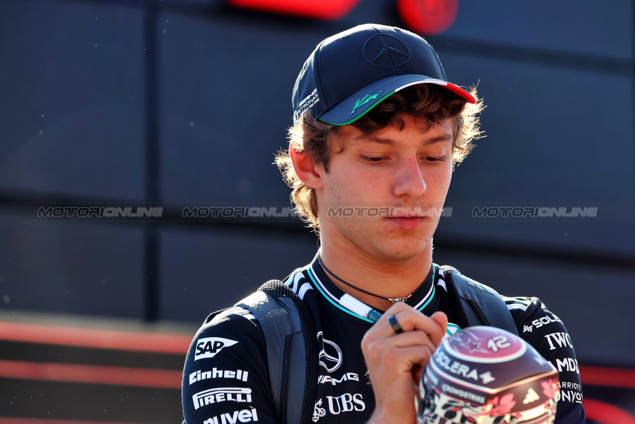 GP ITALIA, Andrea Kimi Antonelli (ITA) Mercedes AMG F1.
06.09.2025. Formula 1 World Championship, Rd 16, Italian Grand Prix, Monza, Italy, Qualifiche Day.
- www.xpbimages.com, EMail: requests@xpbimages.com © Copyright: Rew / XPB Images