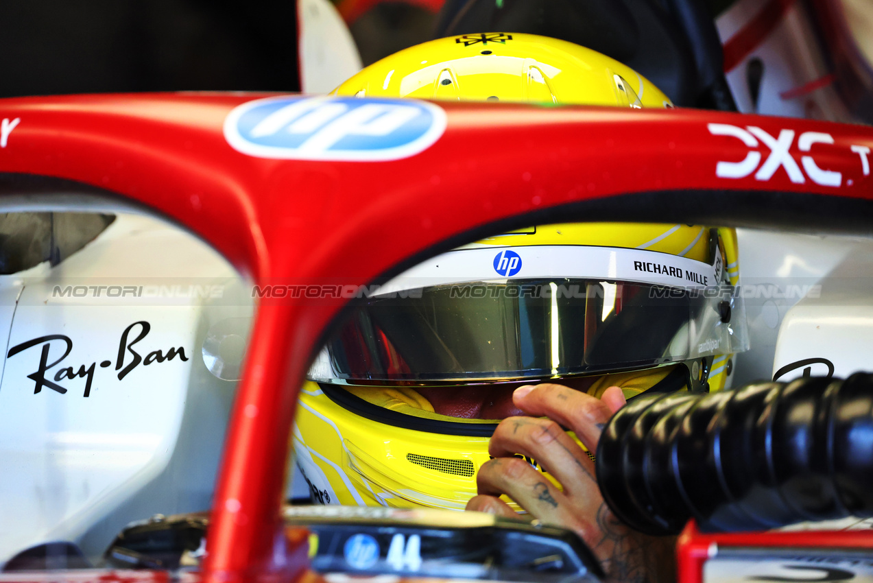 GP ITALIA, Lewis Hamilton (GBR) Ferrari SF-25.
06.09.2025. Formula 1 World Championship, Rd 16, Italian Grand Prix, Monza, Italy, Qualifiche Day.
- www.xpbimages.com, EMail: requests@xpbimages.com © Copyright: Batchelor / XPB Images