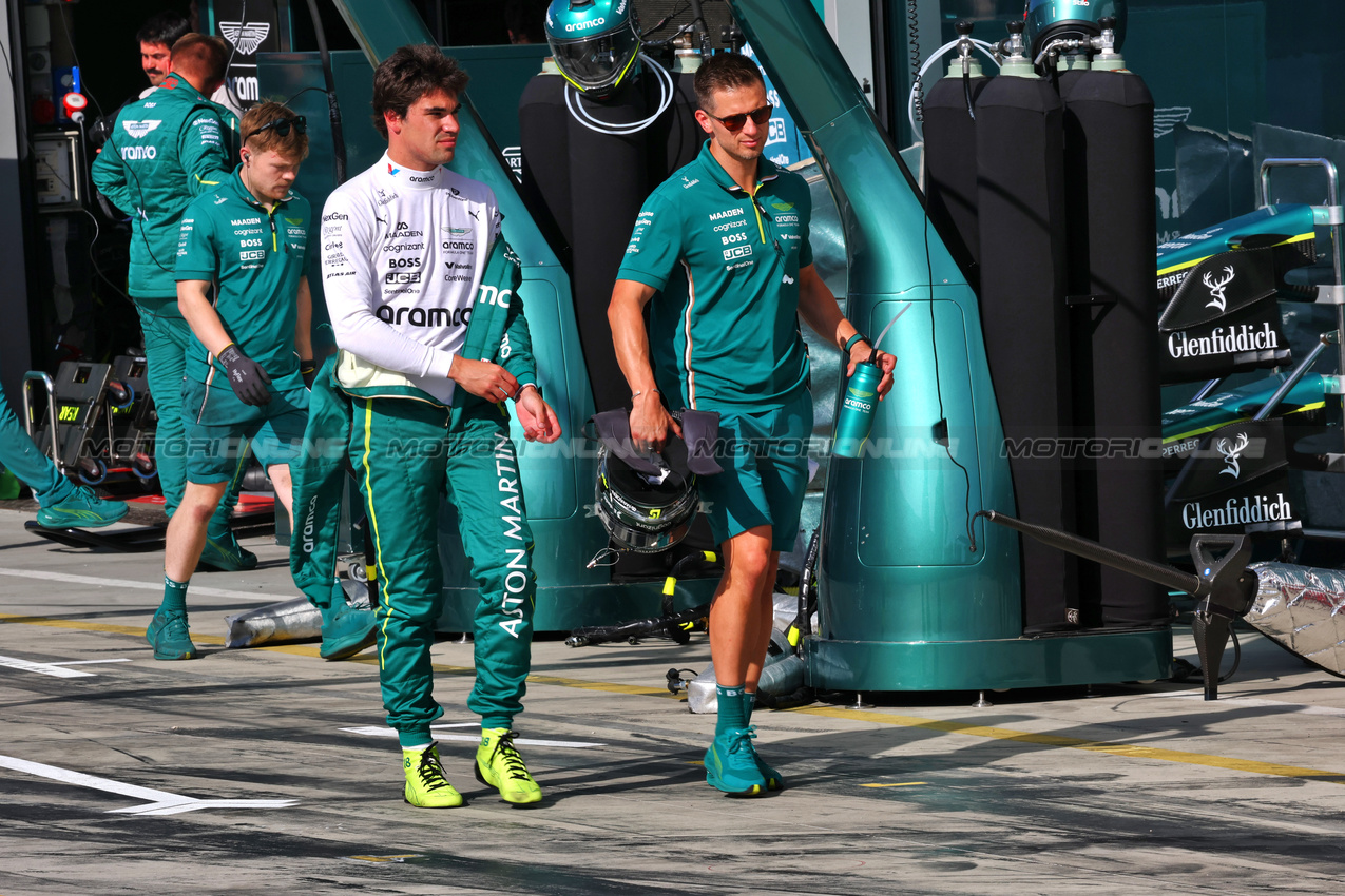 GP ITALIA, Lance Stroll (CDN) Aston Martin F1 Team.

06.09.2025. Formula 1 World Championship, Rd 16, Italian Grand Prix, Monza, Italy, Qualifiche Day.

- www.xpbimages.com, EMail: requests@xpbimages.com © Copyright: Batchelor / XPB Images