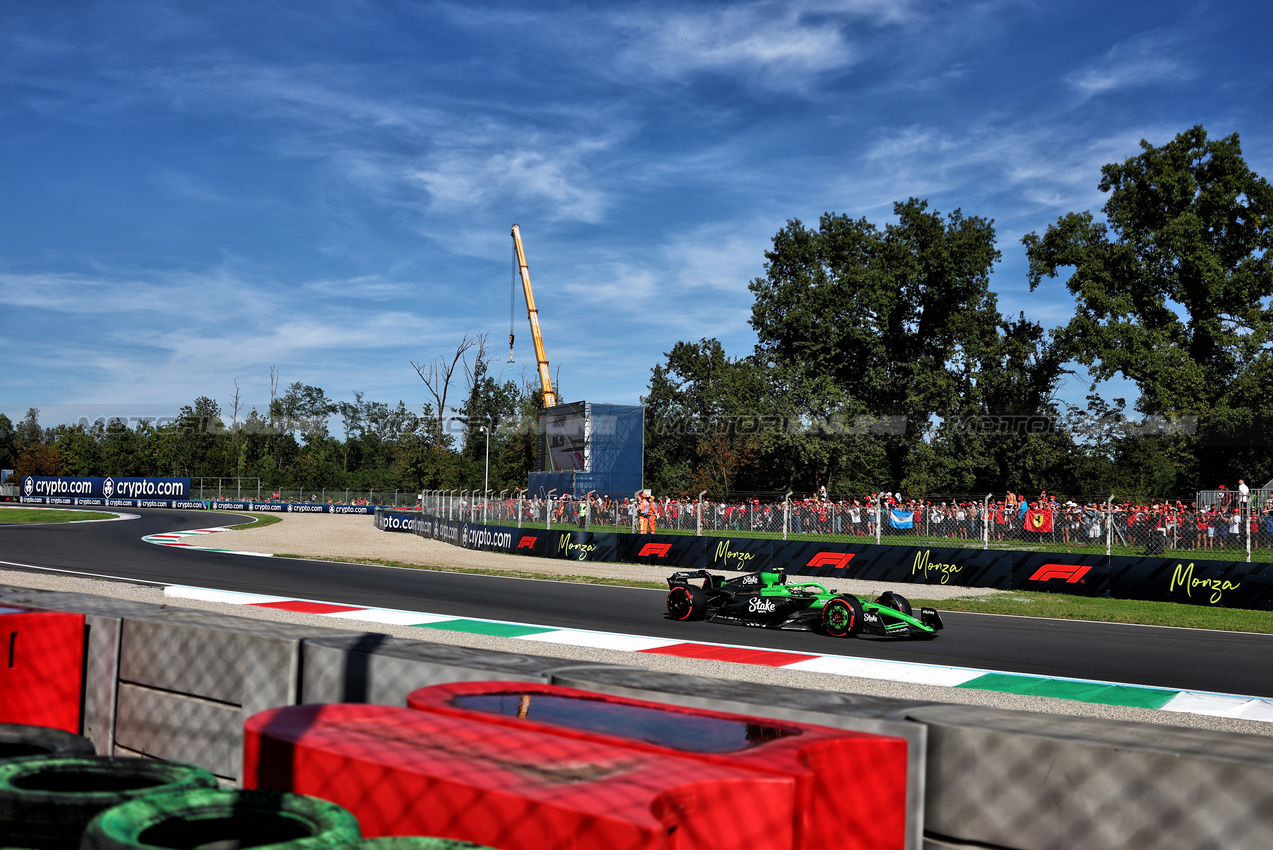 GP ITALIA, Gabriel Bortoleto (BRA) Sauber C45.

06.09.2025. Formula 1 World Championship, Rd 16, Italian Grand Prix, Monza, Italy, Qualifiche Day.

- www.xpbimages.com, EMail: requests@xpbimages.com © Copyright: Charniaux / XPB Images