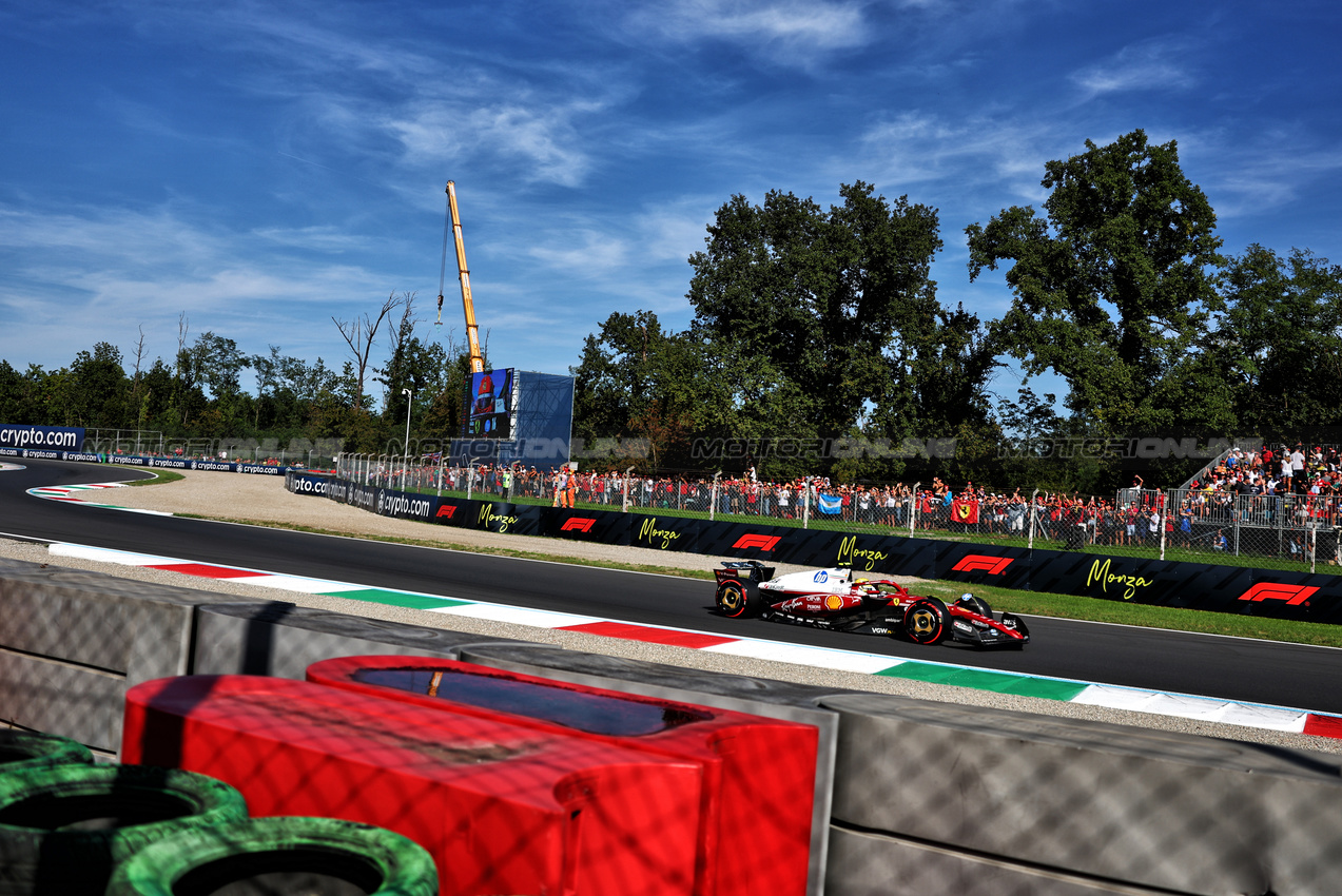 GP ITALIA, Lewis Hamilton (GBR) Ferrari SF-25.

06.09.2025. Formula 1 World Championship, Rd 16, Italian Grand Prix, Monza, Italy, Qualifiche Day.

- www.xpbimages.com, EMail: requests@xpbimages.com © Copyright: Charniaux / XPB Images