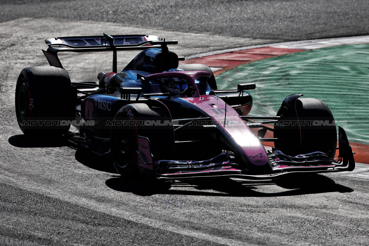 GP ITALIA, Pierre Gasly (FRA) Alpine F1 Team A525.

06.09.2025. Formula 1 World Championship, Rd 16, Italian Grand Prix, Monza, Italy, Qualifiche Day.

 - www.xpbimages.com, EMail: requests@xpbimages.com © Copyright: Rew / XPB Images