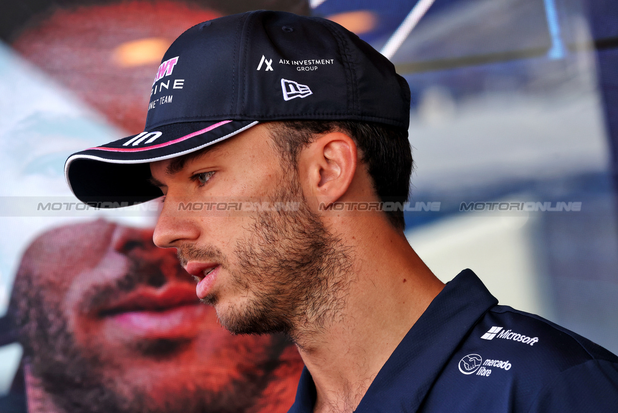 GP ITALIA, Pierre Gasly (FRA) Alpine F1 Team.

06.09.2025. Formula 1 World Championship, Rd 16, Italian Grand Prix, Monza, Italy, Qualifiche Day.

- www.xpbimages.com, EMail: requests@xpbimages.com © Copyright: Bearne / XPB Images