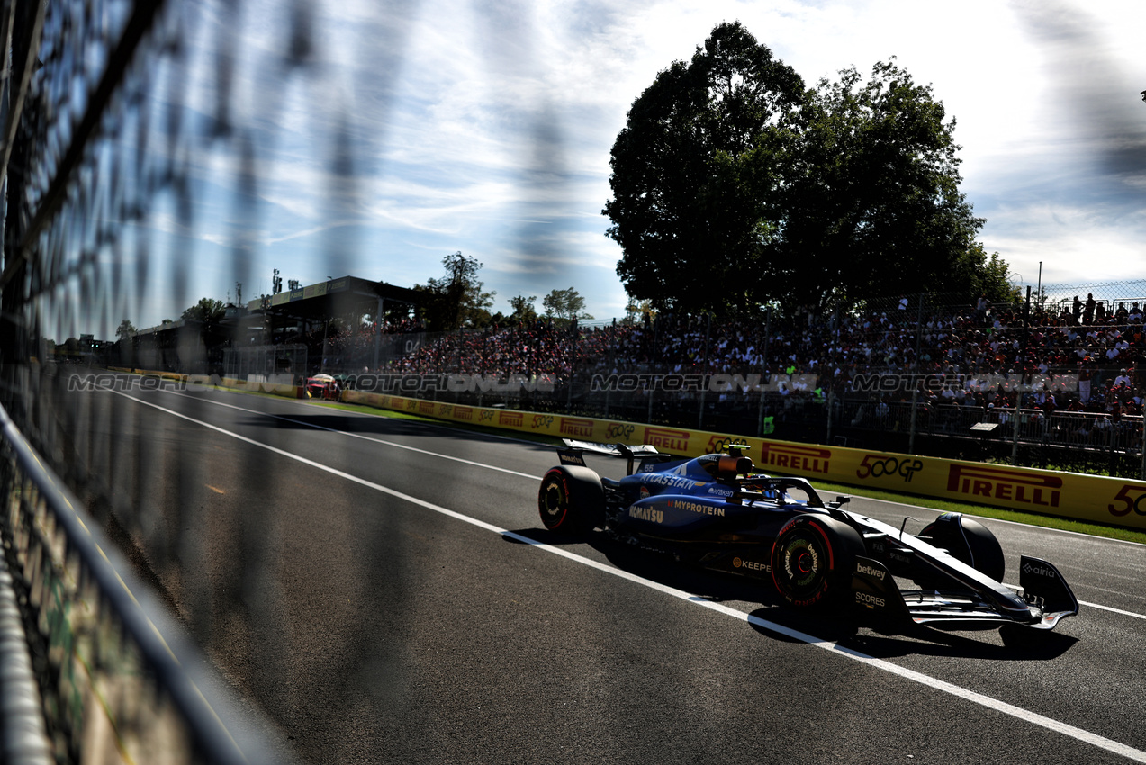 GP ITALIA, Carlos Sainz (ESP) Atlassian Williams Racing FW47.
06.09.2025. Formula 1 World Championship, Rd 16, Italian Grand Prix, Monza, Italy, Qualifiche Day.
- www.xpbimages.com, EMail: requests@xpbimages.com © Copyright: Charniaux / XPB Images