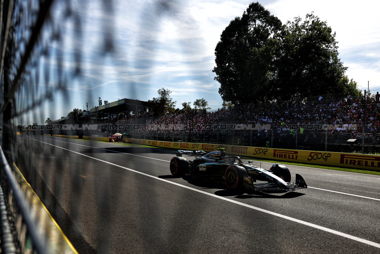 GP ITALIA, Andrea Kimi Antonelli (ITA) Mercedes AMG F1 W16.

06.09.2025. Formula 1 World Championship, Rd 16, Italian Grand Prix, Monza, Italy, Qualifiche Day.

- www.xpbimages.com, EMail: requests@xpbimages.com © Copyright: Charniaux / XPB Images