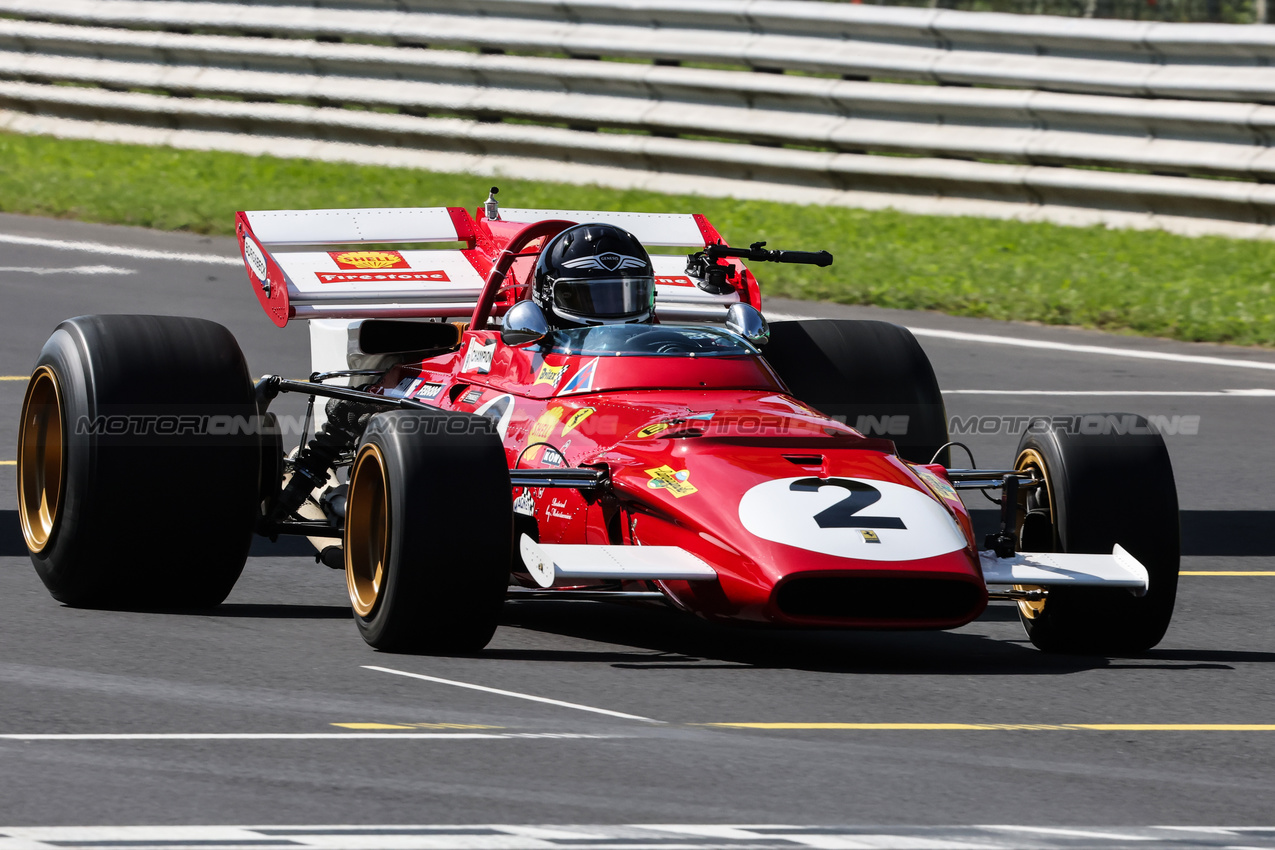 GP ITALIA, Jacky Ickx (BEL), drives his Ferrari 312
06.09.2025. Formula 1 World Championship, Rd 16, Italian Grand Prix, Monza, Italy, Qualifiche Day.
- www.xpbimages.com, EMail: requests@xpbimages.com © Copyright: Charniaux / XPB Images